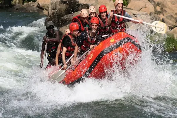 white water rafting in Jinja
